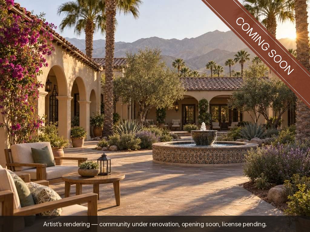Artist's rendering of the courtyard, coming soon